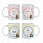 Caixa Convite Padrinhos Batismo 