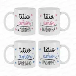 Caixa Convite Padrinhos Batismo 