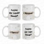 Caixa Convite Padrinhos Batismo 