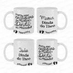 Caixa Convite Padrinhos Batismo