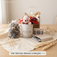 Kit Presente Dia dos Namorados Caneca, Quebra-Cabeça Personalizado Ímãs e Ursinho Kit Presente Dia dos Namorados Caneca, Quebra-Cabeça Personalizado Ímãs e Ursinho