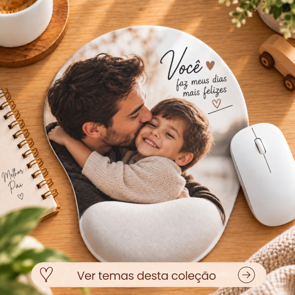 Mouse Pad Pai Personalizado com Foto Mouse Pad Pai Personalizado com Foto