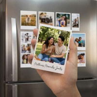 Imã de Geladeira Fotográfico Personalizado 8x9 cm