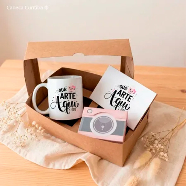Kit Presente Personalizado com Fotos e Caneca Kit Presente Personalizado com Fotos e Caneca