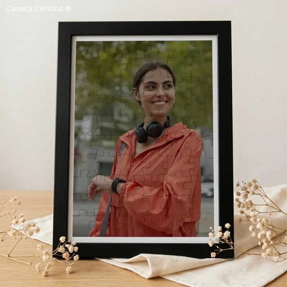 Quebra-cabeça Personalizado com Foto e Moldura