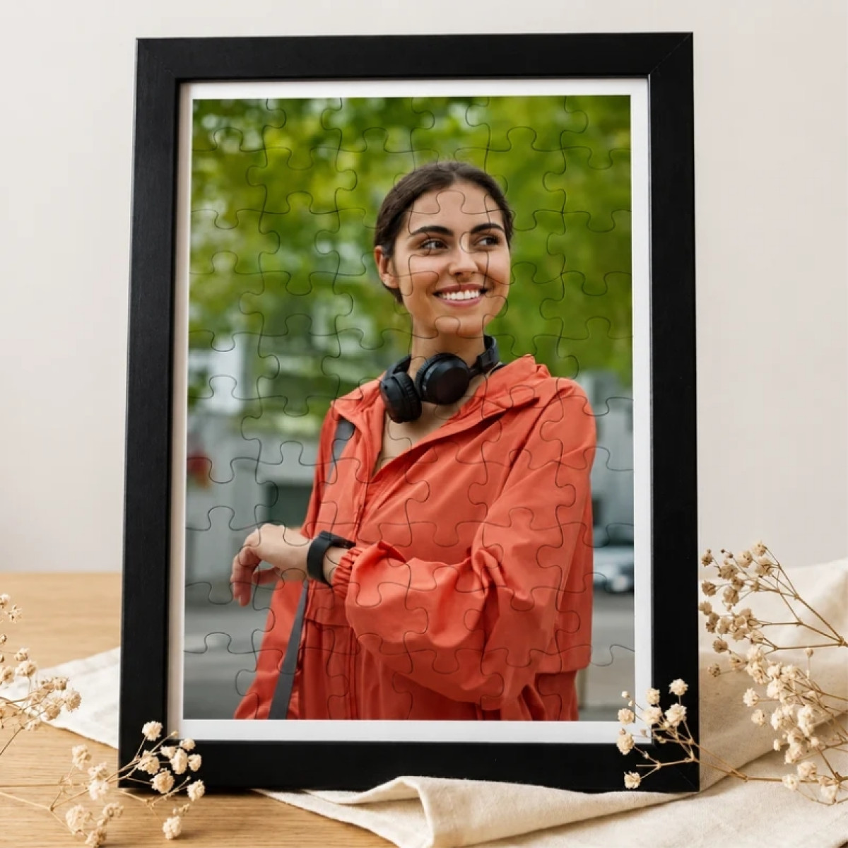 Quebra-cabeça Personalizado com Foto e Moldura