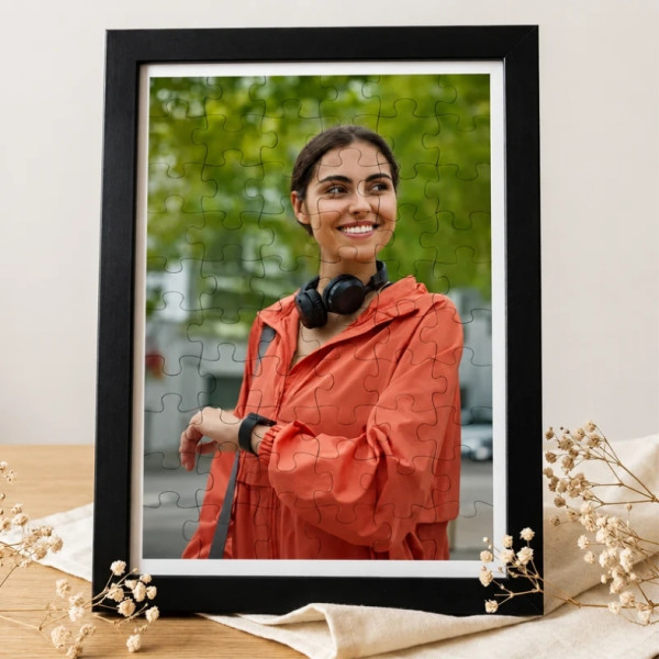 Quebra-cabeça Personalizado com Foto e Moldura Quebra-cabeça Personalizado com Foto e Moldura