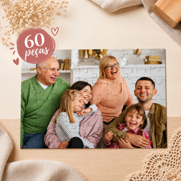 Quebra-Cabeça Personalizado - Transforme Fotos em Diversão Quebra-Cabeça Personalizado - Transforme Fotos em Diversão