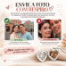 Relicário Coração com Foto Personalizado Relicário Coração com Foto Personalizado