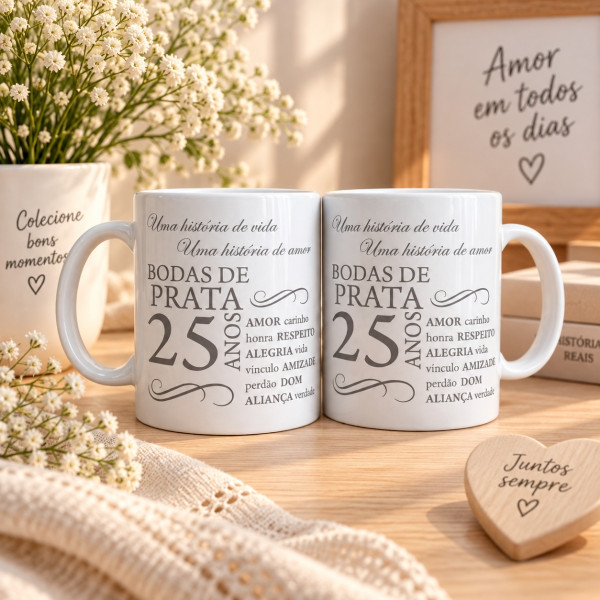 Conjunto Bodas de Prata 25 Anos (Pronta Entrega) Conjunto Bodas de Prata 25 Anos (Pronta Entrega)