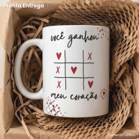 Você Ganhou Meu Coração (Pronta Entrega)