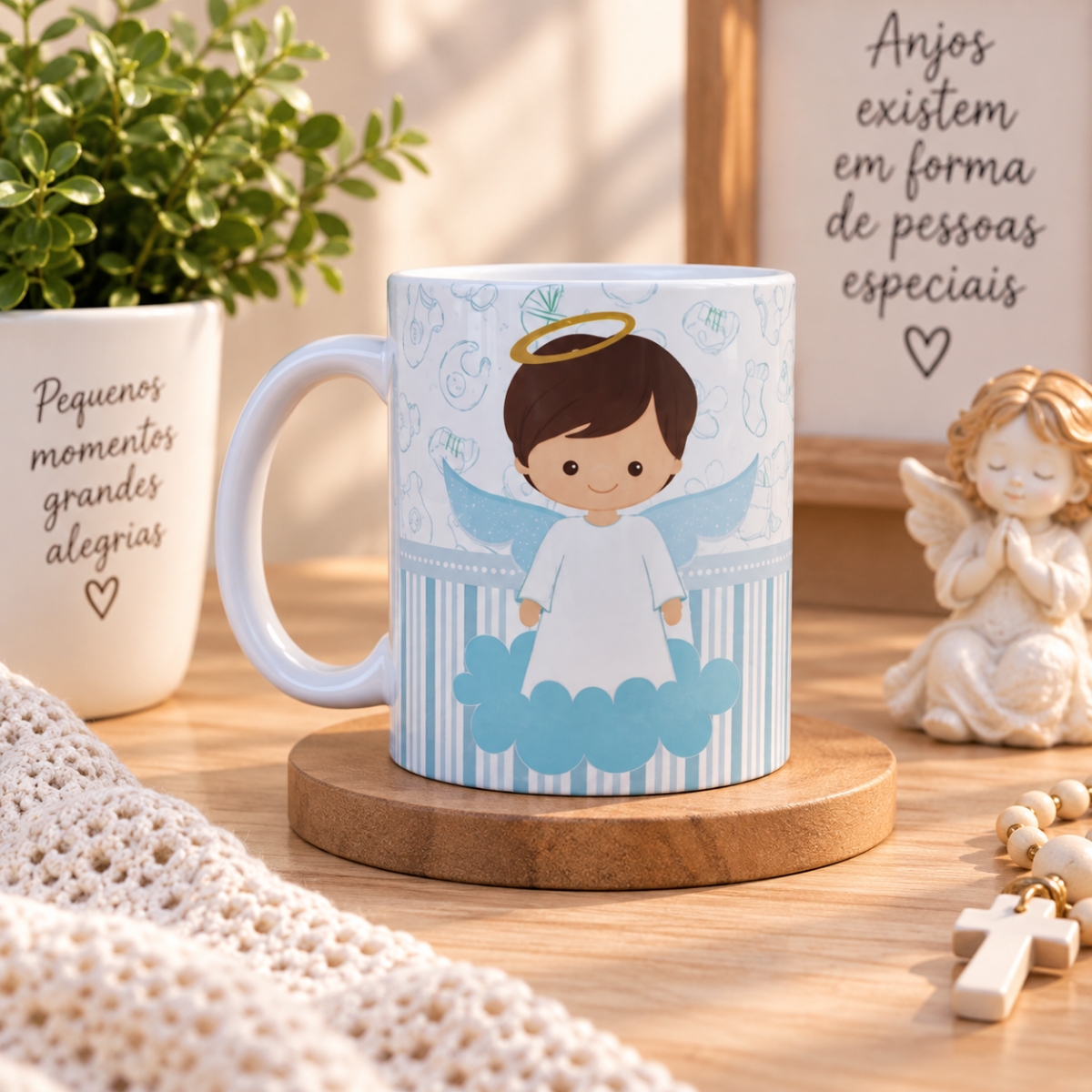 Anjinho da Guarda Infantil Polímero Anjinho da Guarda Infantil Polímero