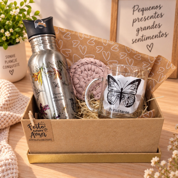 kit presente Squeeze pronta entrega kit presente Squeeze pronta entrega