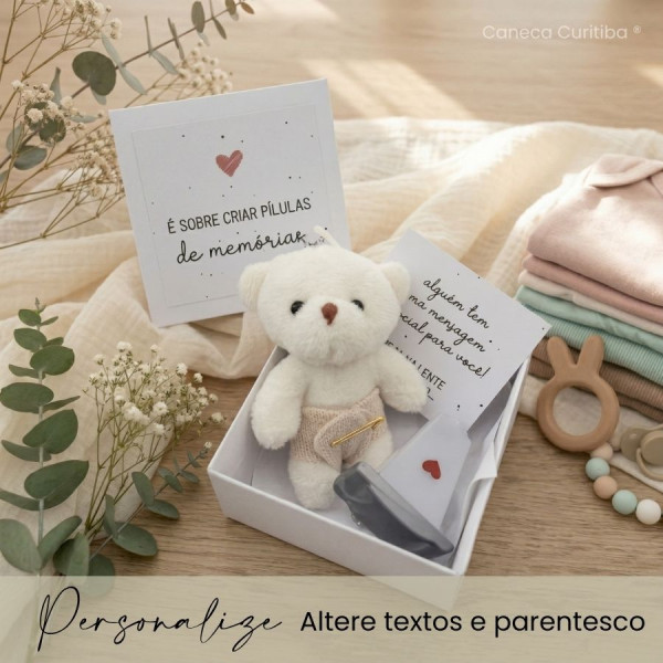 Caixa Revelação Gravidez com Monóculo (Pai, Avós, Vovó, Titios, Primos, Bisos) Personalizada Caixa Revelação Gravidez com Monóculo (Pai, Avós, Vovó, Titios, Primos, Bisos) Personalizada
