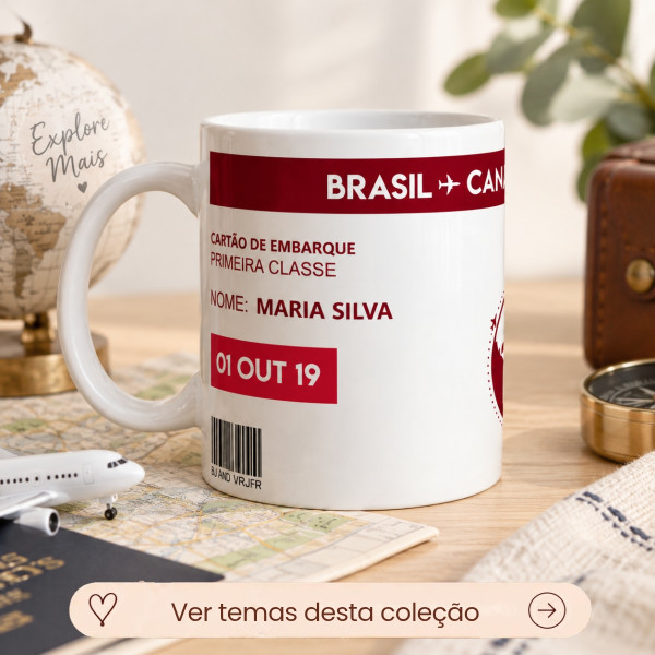 Coleção Viagem Personalizada Cidades e Países com Foto Coleção Viagem Personalizada Cidades e Países com Foto